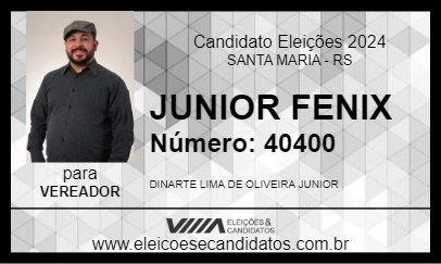 Candidato JUNIOR FENIX 2024 - SANTA MARIA - Eleições