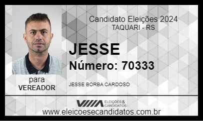 Candidato JESSE 2024 - TAQUARI - Eleições