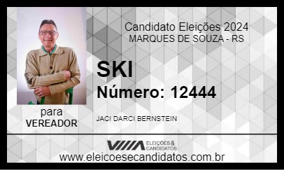 Candidato SKI 2024 - MARQUES DE SOUZA - Eleições