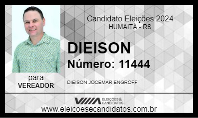 Candidato DIEISON 2024 - HUMAITÁ - Eleições