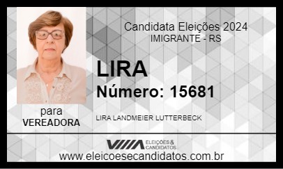 Candidato LIRA 2024 - IMIGRANTE - Eleições