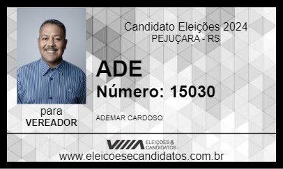 Candidato ADE 2024 - PEJUÇARA - Eleições