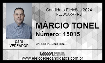 Candidato MÁRCIO TONEL 2024 - PEJUÇARA - Eleições