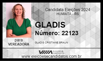 Candidato GLADIS 2024 - HUMAITÁ - Eleições