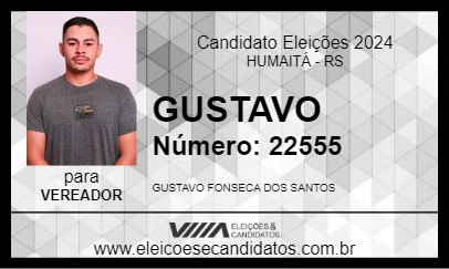 Candidato GUSTAVO 2024 - HUMAITÁ - Eleições