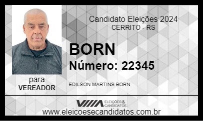 Candidato BORN 2024 - CERRITO - Eleições