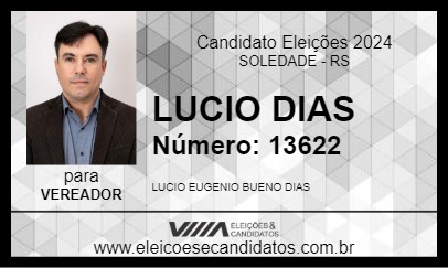 Candidato LUCIO DIAS 2024 - SOLEDADE - Eleições