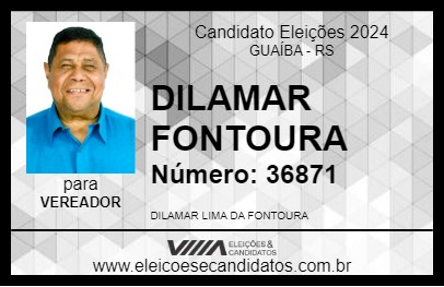 Candidato DILAMAR FONTOURA 2024 - GUAÍBA - Eleições