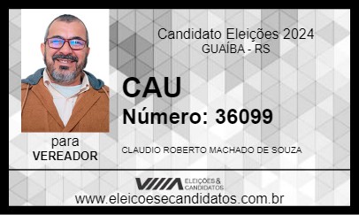 Candidato CAU 2024 - GUAÍBA - Eleições