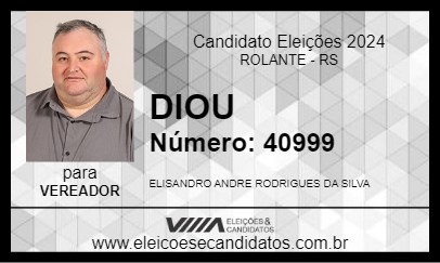 Candidato DIOU 2024 - ROLANTE - Eleições