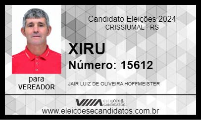 Candidato XIRU 2024 - CRISSIUMAL - Eleições