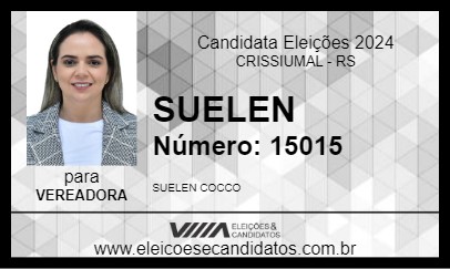 Candidato SUELEN 2024 - CRISSIUMAL - Eleições