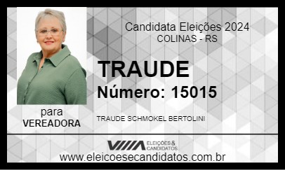 Candidato TRAUDE  2024 - COLINAS - Eleições