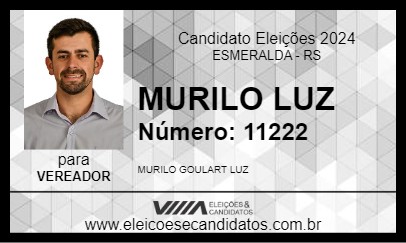 Candidato MURILO LUZ 2024 - ESMERALDA - Eleições