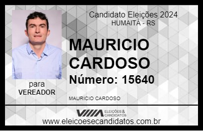 Candidato MAURICIO CARDOSO 2024 - HUMAITÁ - Eleições