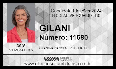 Candidato GILANI 2024 - NICOLAU VERGUEIRO - Eleições