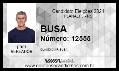 Candidato BUSA 2024 - PLANALTO - Eleições