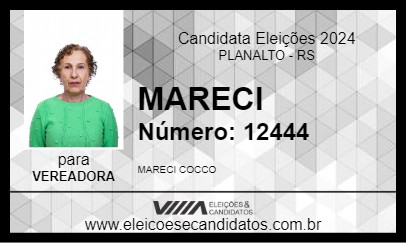 Candidato MARECI 2024 - PLANALTO - Eleições