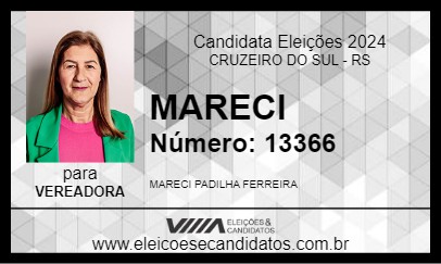 Candidato MARECI 2024 - CRUZEIRO DO SUL - Eleições