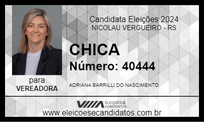 Candidato CHICA 2024 - NICOLAU VERGUEIRO - Eleições