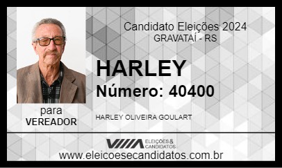 Candidato HARLEY 2024 - GRAVATAÍ - Eleições