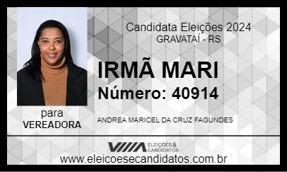 Candidato IRMÃ MARI 2024 - GRAVATAÍ - Eleições