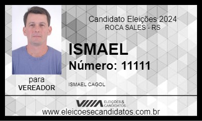 Candidato ISMAEL 2024 - ROCA SALES - Eleições