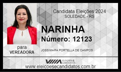 Candidato NARINHA 2024 - SOLEDADE - Eleições