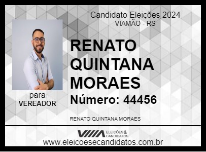 Candidato PROFESSOR RENATO QUINTANA 2024 - VIAMÃO - Eleições