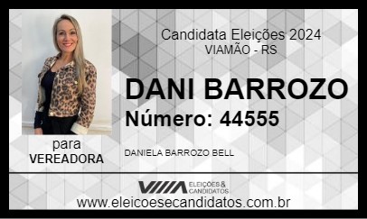 Candidato DANI BARROZO 2024 - VIAMÃO - Eleições