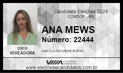 Candidato ANA MEWS 2024 - CONDOR - Eleições