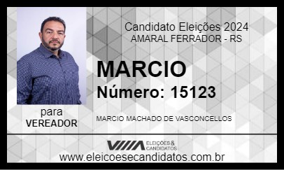 Candidato MARCIO 2024 - AMARAL FERRADOR - Eleições