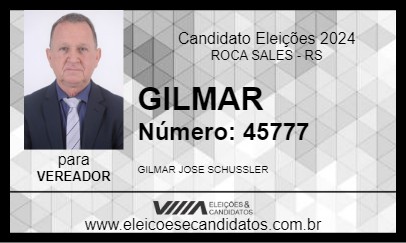 Candidato GILMAR 2024 - ROCA SALES - Eleições