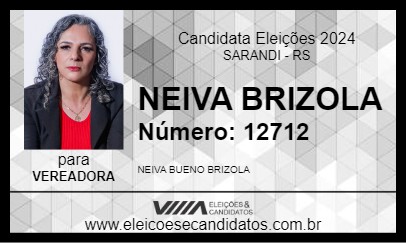 Candidato NEIVA BRIZOLA 2024 - SARANDI - Eleições