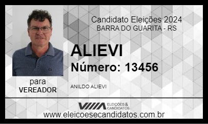 Candidato ALIEVI 2024 - BARRA DO GUARITA - Eleições