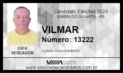 Candidato VILMAR 2024 - BARRA DO GUARITA - Eleições