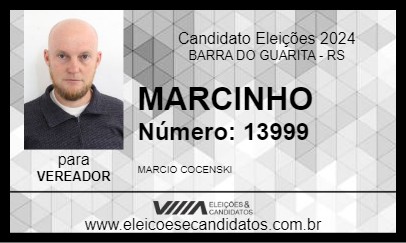 Candidato MARCINHO 2024 - BARRA DO GUARITA - Eleições