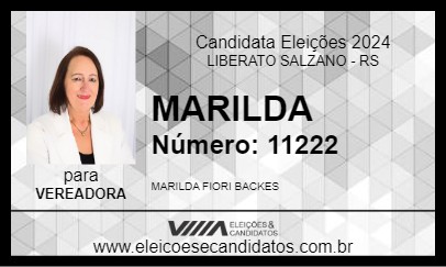 Candidato MARILDA 2024 - LIBERATO SALZANO - Eleições