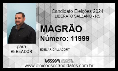 Candidato MAGRÃO 2024 - LIBERATO SALZANO - Eleições