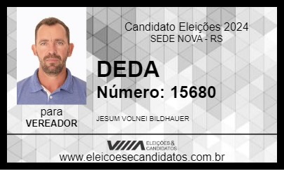 Candidato DEDA 2024 - SEDE NOVA - Eleições