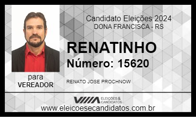 Candidato RENATINHO 2024 - DONA FRANCISCA - Eleições