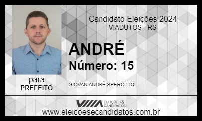 Candidato ANDRÉ 2024 - VIADUTOS - Eleições