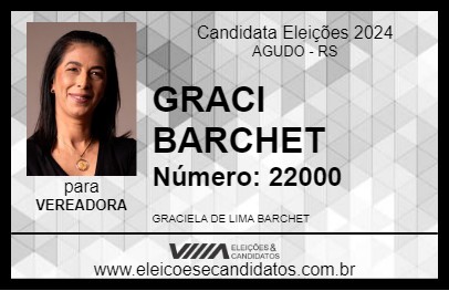 Candidato GRACI BARCHET 2024 - AGUDO - Eleições