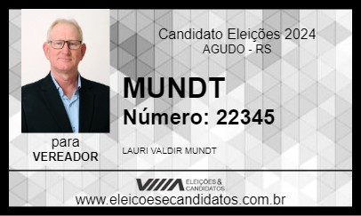 Candidato MUNDT 2024 - AGUDO - Eleições