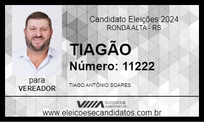 Candidato TIAGÃO 2024 - RONDA ALTA - Eleições