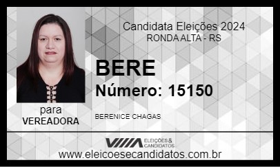 Candidato BERE 2024 - RONDA ALTA - Eleições