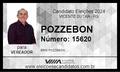 Candidato POZZEBON 2024 - VICENTE DUTRA - Eleições