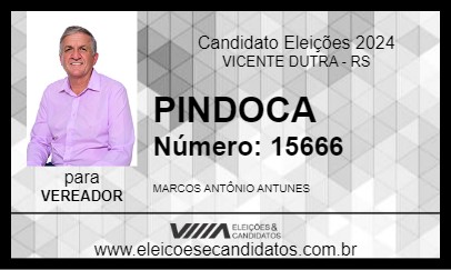 Candidato PINDOCA 2024 - VICENTE DUTRA - Eleições