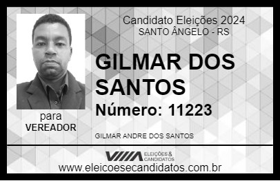 Candidato GILMAR DOS SANTOS 2024 - SANTO ÂNGELO - Eleições