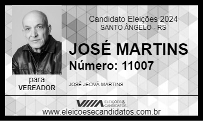 Candidato JOSÉ MARTINS 2024 - SANTO ÂNGELO - Eleições